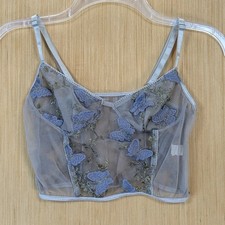 Corsé bordado festival de hadas mariposa malla para mujer bustier pequeño Corset price