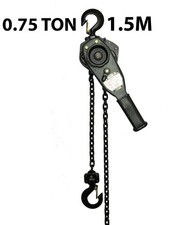 Elevador de palanca manual trinquete 0,75 toneladas 750 kg 1,5 m cadena de tracción de elevación de alta resistencia Lever Hoist price