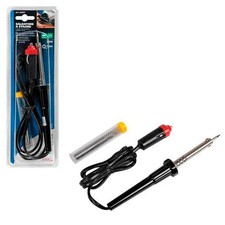 LAMPA Soldador 12V 30W con punta intercambiable y estaño incluido Estaño y soldador price