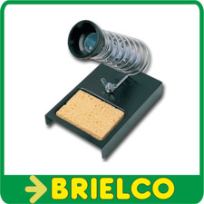 SOPORTE PARA SOLDADOR SOBREMESA METALICO APOYO Y ESPONJA LIMPIA ESTAÑO BD6635 Estaño y soldador price