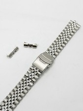 20mm Jubilee Stainless Steel Bracelet Curved Lug Ends Fits Seiko Steel Bracelet price