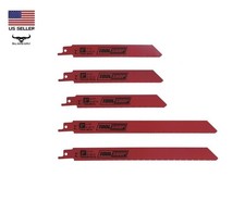 Juego de hojas de sierra recíprocas de corte de metal de 5 piezas de 6" y 9" de corte medio grueso delgado Reciprocating Saw price