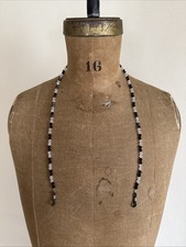 Cadena de gafas con cuentas de colección ~ 27” ~ negra + cuentas incoloras Eyewear Accesorio price