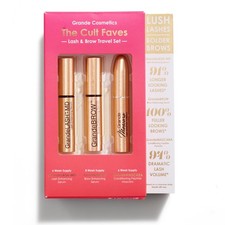 Grande Cosmetics Cult Faves Set - Mejor regalo de belleza para amantes del cuidado de la piel False Eyelash Productos price