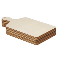6 piezas de tablas artesanales de madera reutilizables en blanco caqui hágalo usted mismo bandejas para servir alimentos Serving Tray price