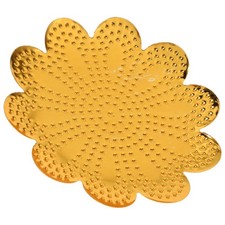 Elegante Plato Dorado Bandeja Metal para Servir Comida Hierro Forjado Fiesta Fruta Serving Tray price