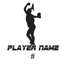 Softball Lady Girl Player Pitcher Graphic  Vinyl Decal Car Truck Windows Pitcher price