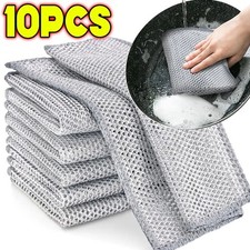 Paño de malla de alambre para lavavajillas de 10 piezas para trapos de cocina para lavavajillas Dishwashing price