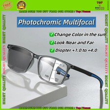 Gafas De Lectura Fotocromáticas Progresivas Exteriores Bifocales TR90 Deportivas De Exterior Glasses price