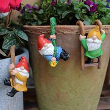 3 gnomos trepadores con caras de árbol para decorar exteriores y patios De Exterior Glasses price