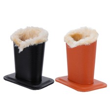 Soporte de almacenamiento de anteojos forrados de felpa de 2 piezas con exterior de PU para escritorio De Exterior Glasses price