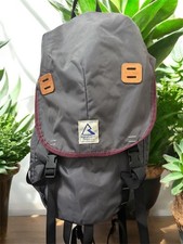 Mochila Equipo BEAMS De Colección Hecha en EE. UU. Estilo Chouinard Gris Borgoña Equipo de montañismo price