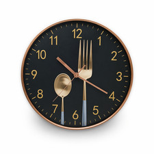 OROLOGIO DA PARETE CUCINA DESIGN POSATE MODERNO 30CM DECORAZIONE CASA Reloj decorativo price