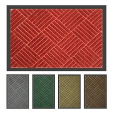 OLIVO.shop Zerbino Ingresso Esterno Gomma Antiscivolo e Moquette 40x60 ROCKY Felpudo price