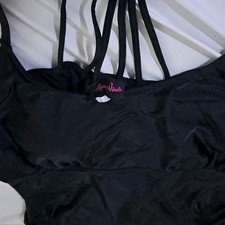 Top de baño negro para mujer Hanna Nicole 26W Bañador price