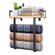 Toallero montado en la pared para toallas de mano Toalla inscrita de baño Toalla Rack price