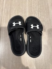 Sandalias Under Armour Youth 4D Espuma Negras Deslizables Talla 1Y Unisex Infantil Slippers y Sandals price