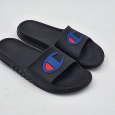 Sandalias Champion Slides Juveniles 6Y Mujer 8 Negras Unisex Sin Cordones Cómodas Unisex Infantil Slippers y Sandals price