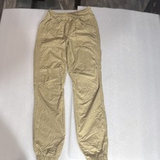 Pantalones de chándal para mujer No Boundaries beige tejido bolsillos con cordón XS Pantalones de mujer price