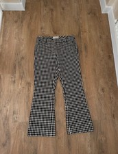 Pantalón Acampanado Via Masini 80 Firenze Lunares Hecho en Italia Pantalones de mujer price