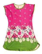 Camisón íntimo Lati Fashion blanco y rosa para mujer talla grande Nightgown y Robe de mujer price