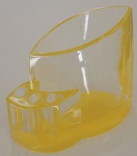 Hermoso, Fino Acrílico Bolígrafo Soporte (Amarillo ), Nuevo Bolígrafo Soporte price