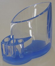 Hermoso, Fino Acrílico Bolígrafo Soporte (Azul ), Nuevo Bolígrafo Soporte price
