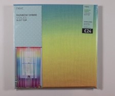 SIGUIENTE ARCO IRIS OMBRE VOILES CORTINA SUPERIOR RANURA TRANSPARENTE NIÑOS NIÑAS 117X137CM 168X137CM Habitación de bebé cortina price