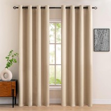 Cortinas Blackout Térmicas Listo para Hacer Anillo de Ojales 2 Paneles Cortina Libre Corbatas Habitación de bebé cortina price