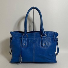 Tod's Bolso de Mano de Cuero Azul Japón Moda Mujeres 075441 Men''s Handbag price
