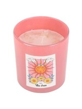 Vela astillada de cristal de cuarzo rosa The Sun Vela decorativa price
