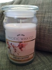 Vela de tarro perfumada de algodón fresco para decoración del hogar con tapa de vidrio - Pacific Wax Co Vela decorativa price