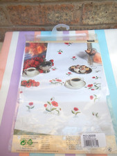 KIT BORDADO AMAPOLA DISEÑO RICO MANTEL 80 X 80 CMS NUEVO Tablecloth price