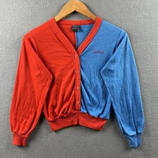 Suéter Givenchy Vintage Niños Cárdigan Mediano Rojo Azul Bloque de Color Para Rabietas Jersey y Cárdigan y Knitwear de niño price