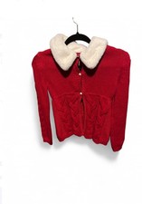 Suéter de Invierno Max Studio Niños Rojo y Blanco Talla 7/8 Manga Larga Navidad Jersey y Cárdigan y Knitwear de niño price