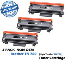 3PK TN760 TN-760 Compatible Toner - Brother DCP-L2550DW HL-L2350DW MFC-L2730DW Compatible Toner price