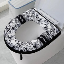 Cojín de inodoro - cubierta con cremallera para asiento universal - cálido... Inodoro price