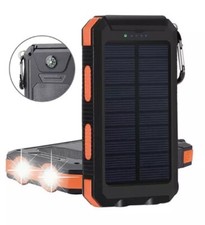 Banco de energía solar portátil cargador para teléfono celular 20000 mAh iPhone y Android Cargadores y Kits price