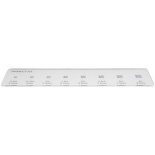 Tabla de tallas redonda clásica de medición de regla de comparación Ruler price