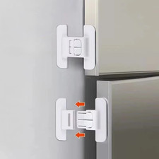 2 PIEZAS Cerradura de Seguridad Bebé Niño Nevera Puerta Caja Cajón Armario Armario Armario Reino Unido Armario Cerradura para bebé price