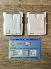 Cerradura de puerta corredera-Paquete de 2 cerraduras de seguridad para niños de vidrio corredizo sin herramientas de taladro blanco Armario Cerradura para bebé price