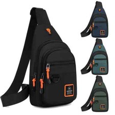 Bandolera De Viaje Para Hombre Bolsa De Pecho Oficina Casual Mochila Impermeable Bandolera Bolso de hombre price