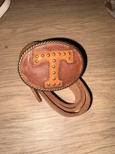 Cinturón ajustable vintage Tennessee Vols marrón para hombre 1 1/2 pulgada Cinturón de hombre price