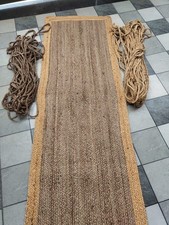 Alfombra Corredor Yute Trenzado Granja 100% Yute Natural Hecha a Mano Alfombra Aspecto Rústico Runner Alfombra price