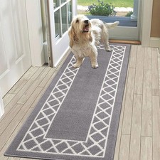 Alfombra de corredor gris SHACOS para pasillo 50 x 150 cm alfombra estrecha antideslizante para corredores de pasillo Runner Alfombra price