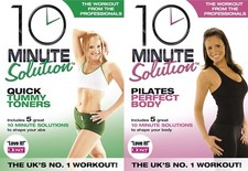 New & Sealed - 10 Minute Solution - Pilates Perfect Body + Quick Tummy Toners Toners price