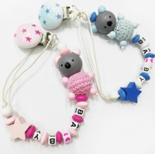 Cadena chupete bebé koala anti-caída hágalo usted mismo chupete ficticio clip soporte alimentación Pacifier price