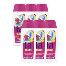 Fa Gel De Ducha Y Champú Para Niños Surfing Sirena Frutal 250 ml 6 Pack Champú para bebé price