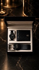 Juego de regalo de lujo, reloj, cartera y cinturón Reloj, Cinturón y Cartera Sets de hombre price