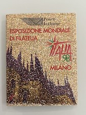 FRANCOBOLLI PARI TEMATICA SCHEDE TELEFONICHE ESPOSIZIONE MILANO ITALIA'98 FOLDER Folder price